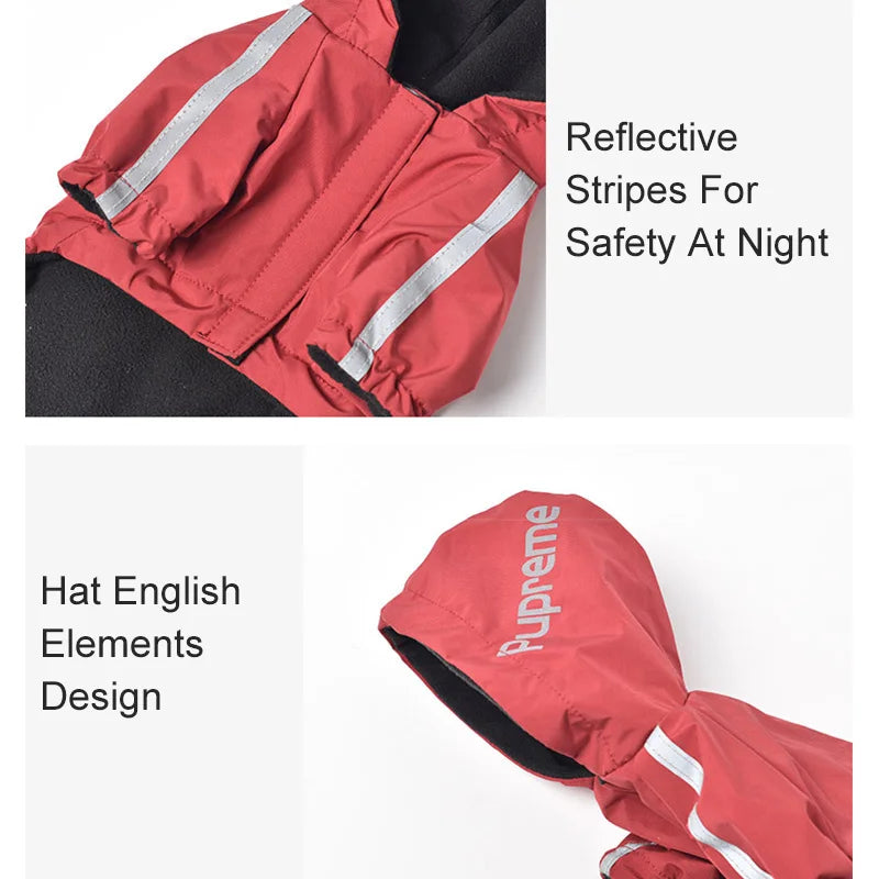 Pat and Pet Emporium | Pet Clothing | Reflective Rain Hoodie