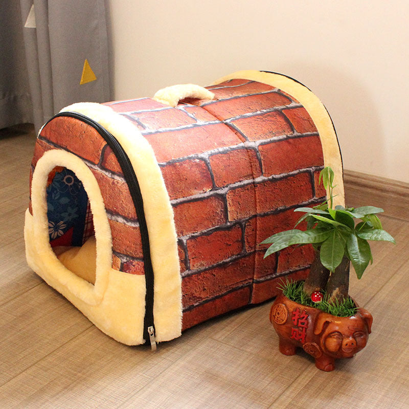 Pat and Pet Emporium | Pet Beds | Removable Cover Pet Kennel