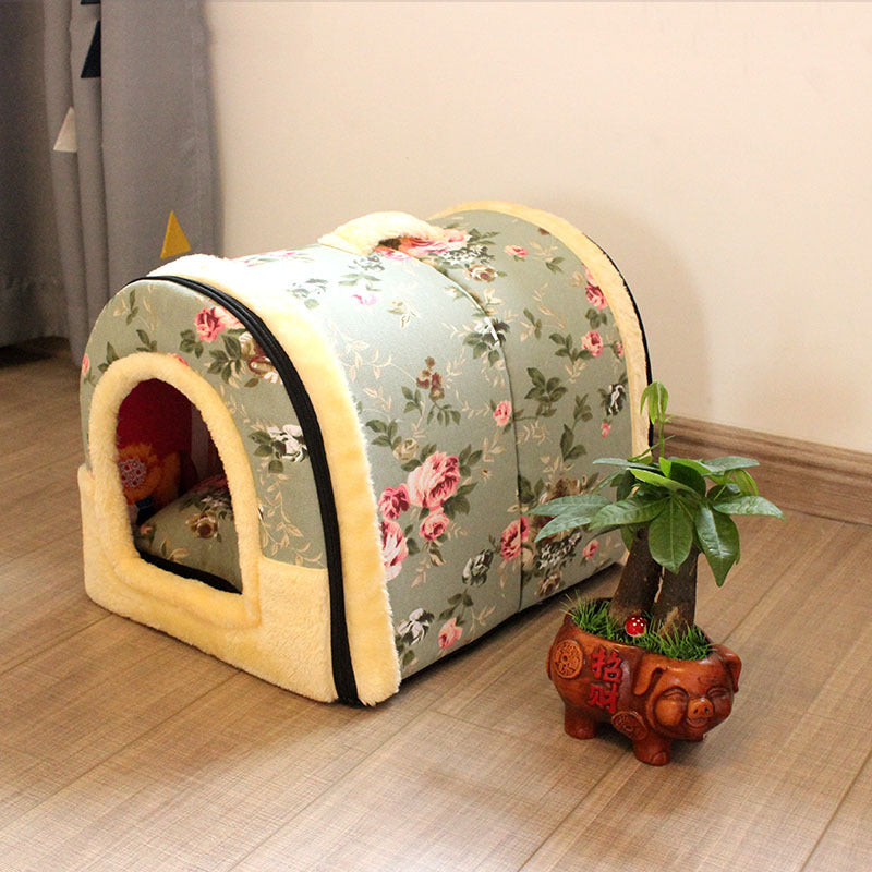Pat and Pet Emporium | Pet Beds | Removable Cover Pet Kennel