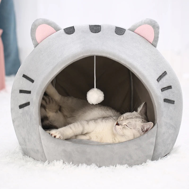 Pat and Pet Emporium | Pet Beds | Pink Cat Ears Pet Bed