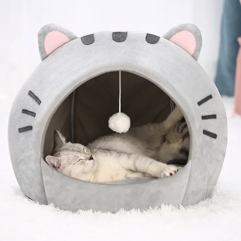 Pat and Pet Emporium | Pet Beds | Pink Cat Ears Pet Bed