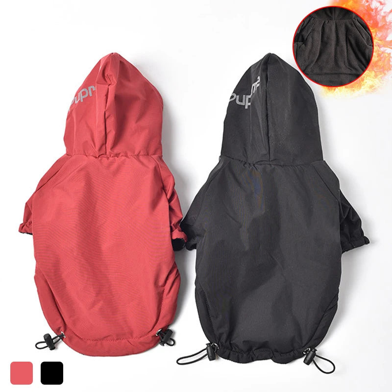 Pat and Pet Emporium | Pet Clothing | Reflective Rain Hoodie