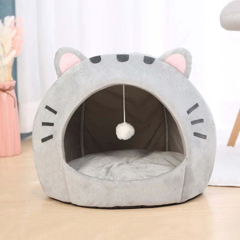 Pat and Pet Emporium | Pet Beds | Pink Cat Ears Pet Bed
