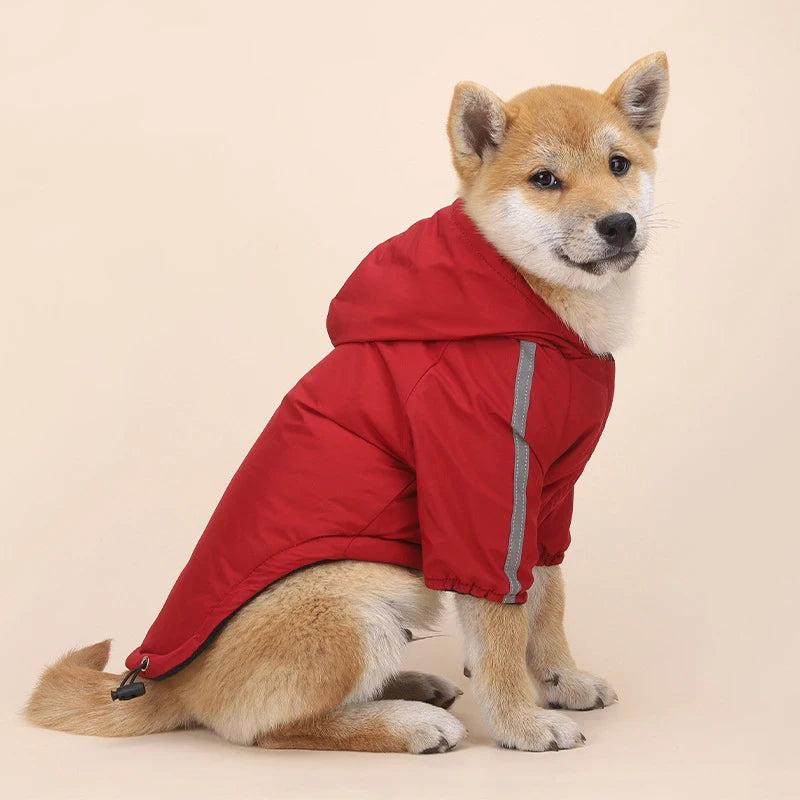 Pat and Pet Emporium | Pet Clothing | Reflective Rain Hoodie
