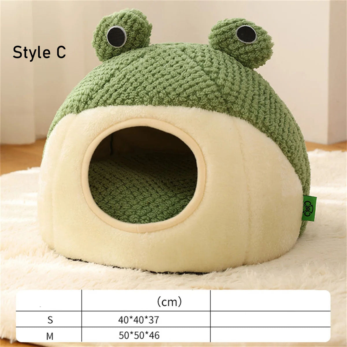 Pat and Pet Emporium | Pet Beds | Cartoon Frog Cat Dog House