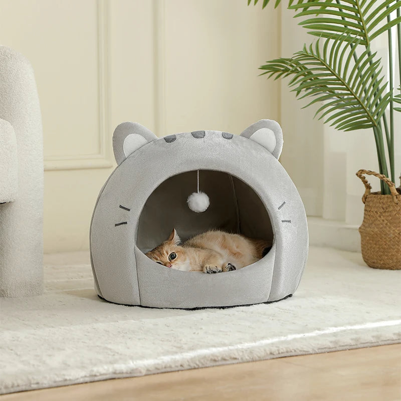 Pat and Pet Emporium | Pet Beds | Cozy Cat Ears Pet Bed