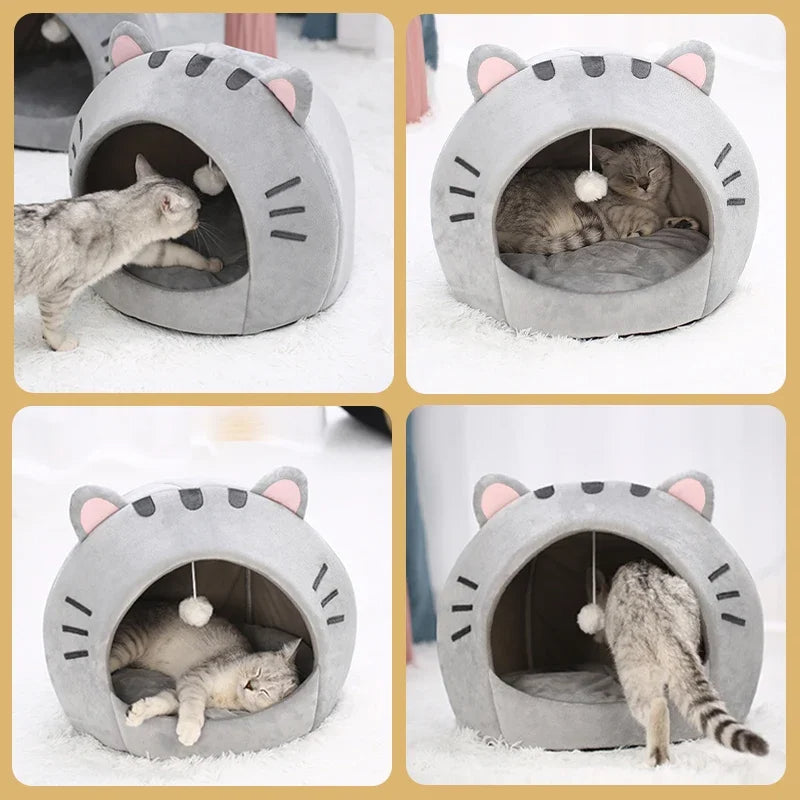 Pat and Pet Emporium | Pet Beds | Pink Cat Ears Pet Bed