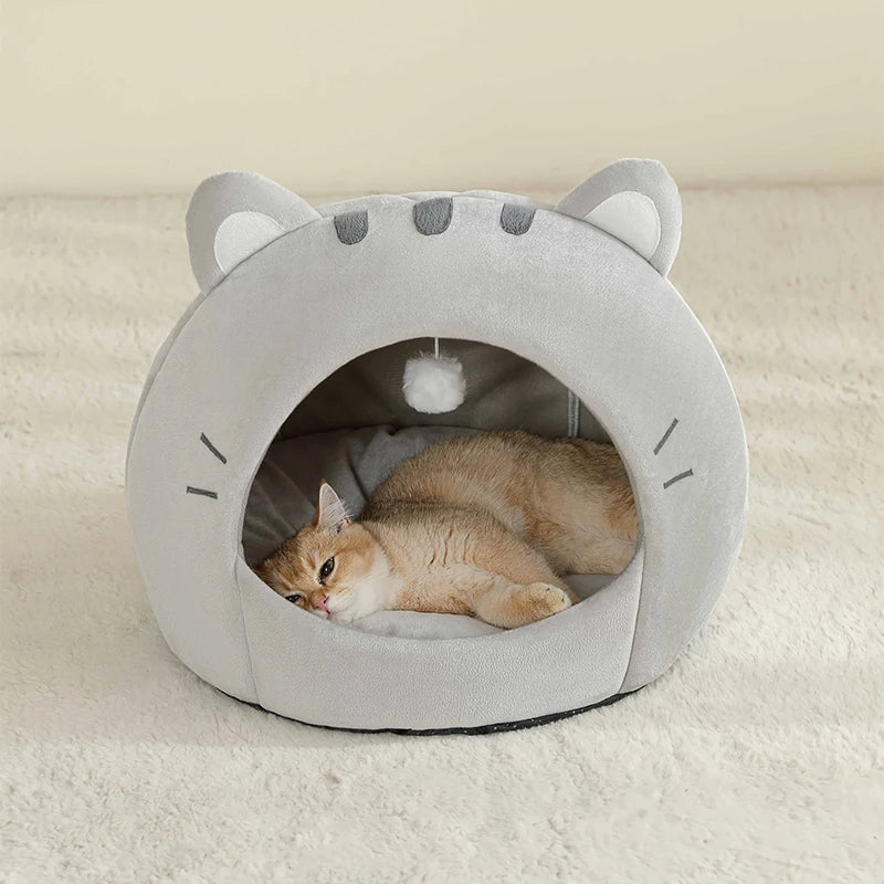 Pat and Pet Emporium | Pet Beds | Cozy Cat Ears Pet Bed