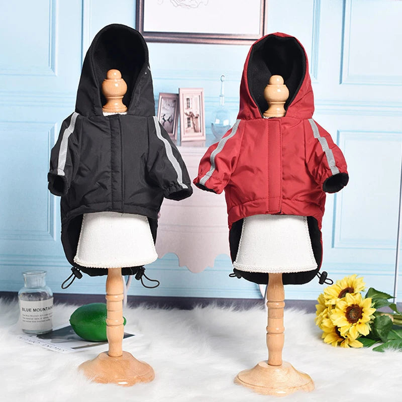 Pat and Pet Emporium | Pet Clothing | Reflective Rain Hoodie