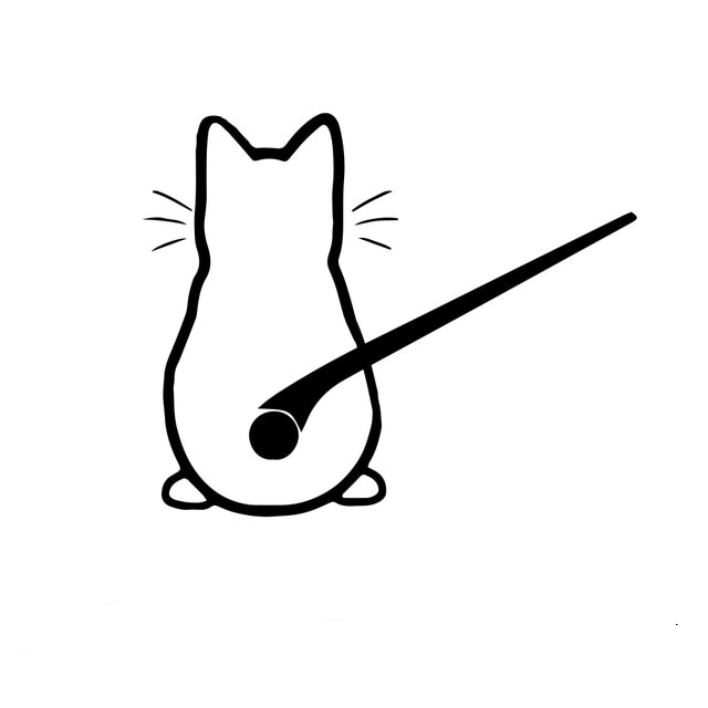 Pat and Pet Emporium | Pet Supplies | Cat Car Stickers