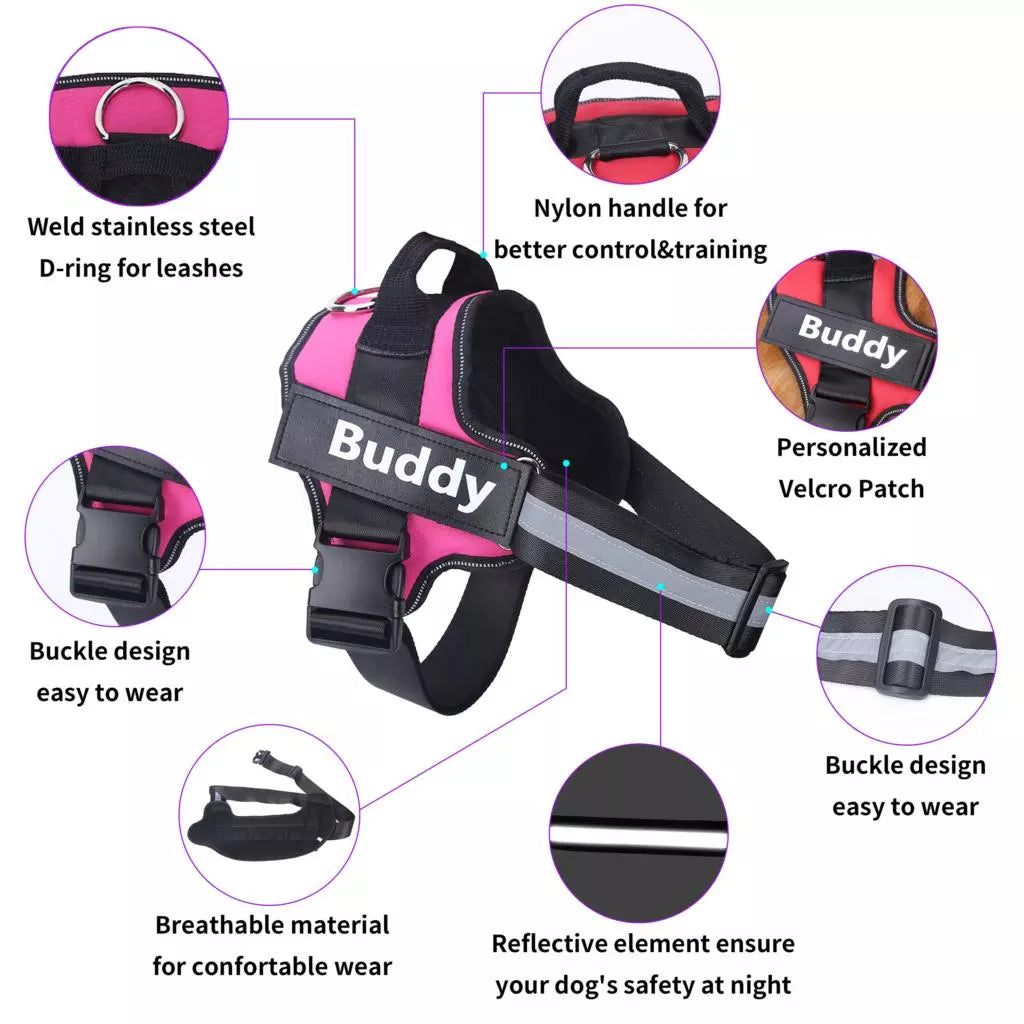 Pat and Pet Emporium | Pet Harnesses | Custom Vest NO PULL