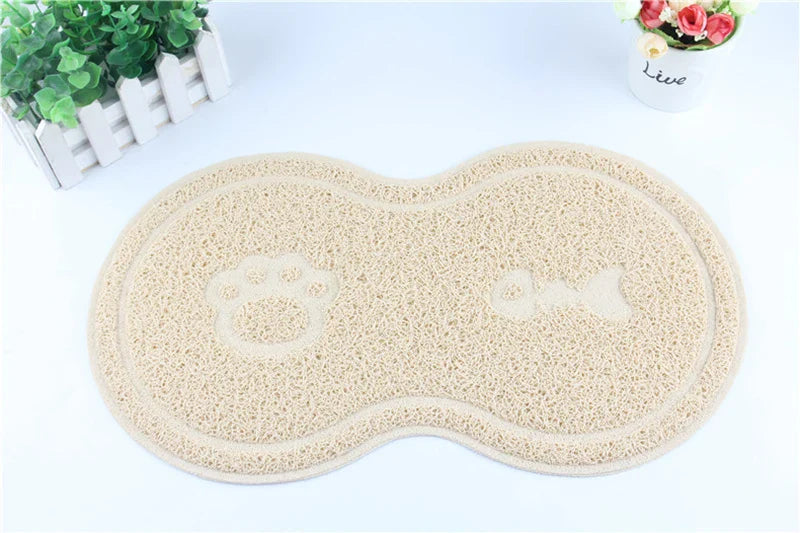 Pat and Pet Emporium | Pet Bowls | Non-Slip Pet Bowl Mat 2 Pcs