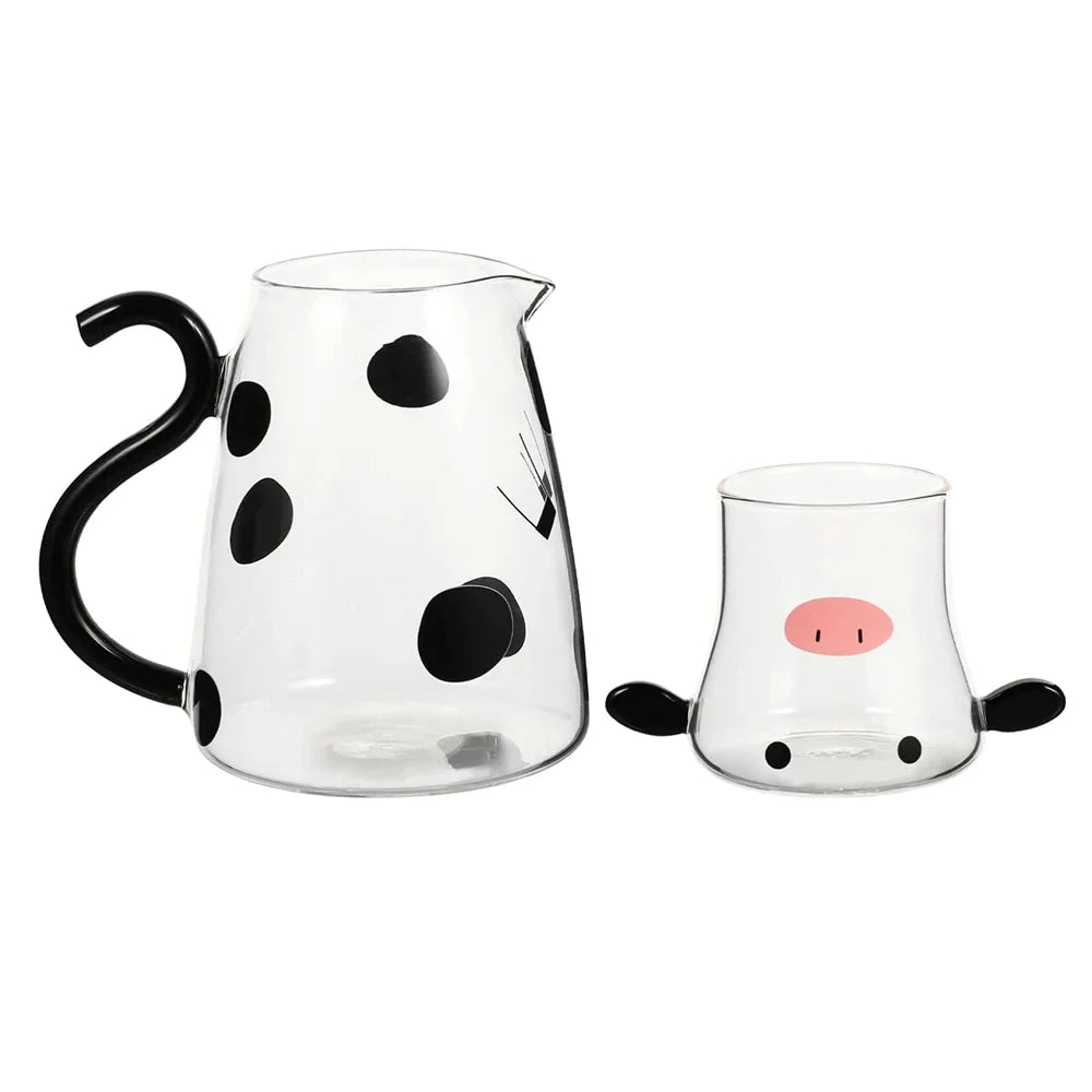 Pat and Pet Emporium | Home Products | Cute Cow Glass Jugs