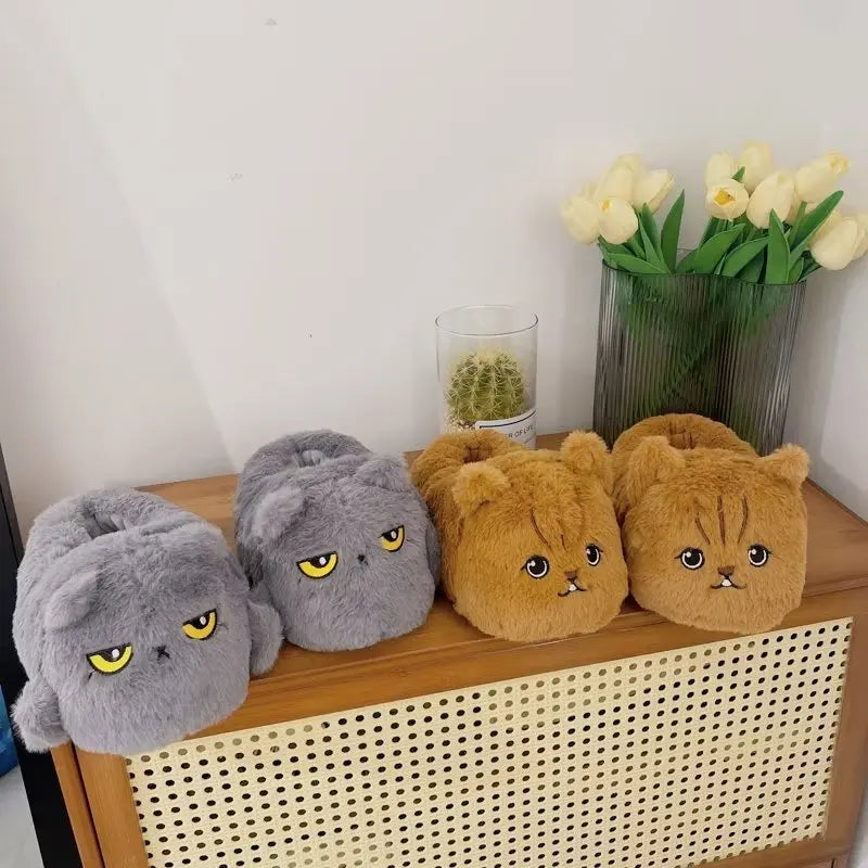 Pat and Pet Emporium | Shoes | Women's Angry Kitten Slippers