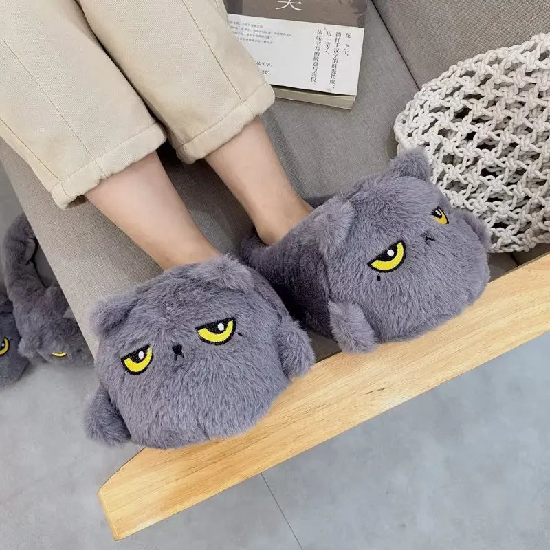 Pat and Pet Emporium | Shoes | Women's Angry Kitten Slippers