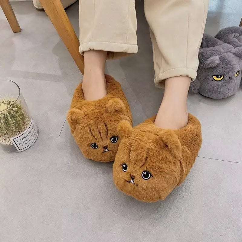 Pat and Pet Emporium | Shoes | Women's Angry Kitten Slippers