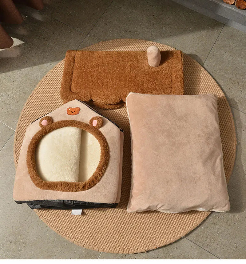 Pat and Pet Emporium | Pet Beds | Foldable Dog Cat Bed House