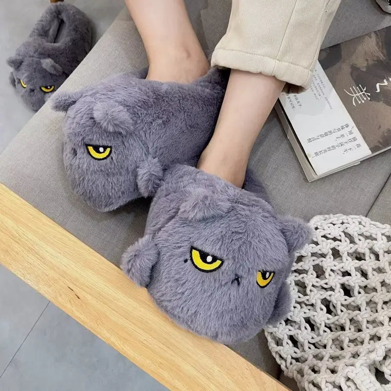 Pat and Pet Emporium | Shoes | Women's Angry Kitten Slippers