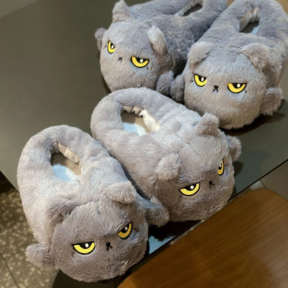 Pat and Pet Emporium | Shoes | Women's Angry Kitten Slippers