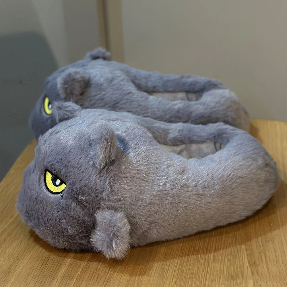 Pat and Pet Emporium | Shoes | Women's Angry Kitten Slippers