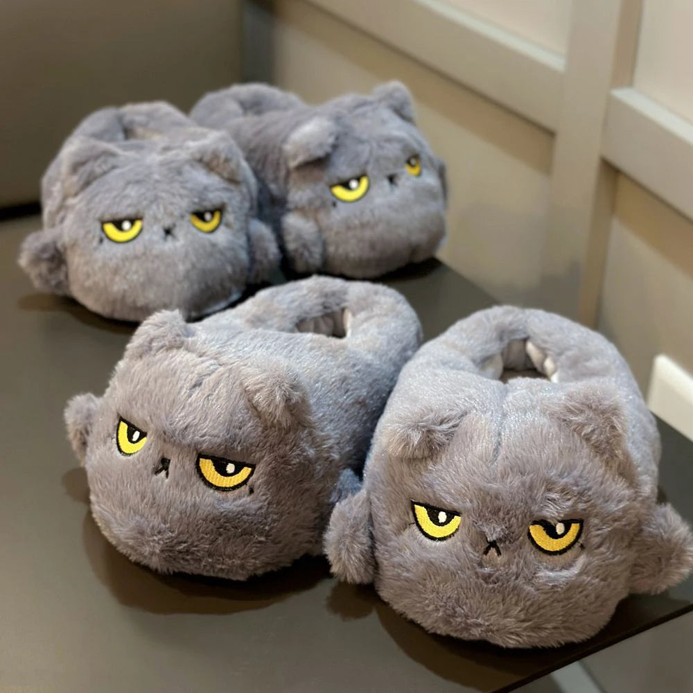 Pat and Pet Emporium | Shoes | Women's Angry Kitten Slippers