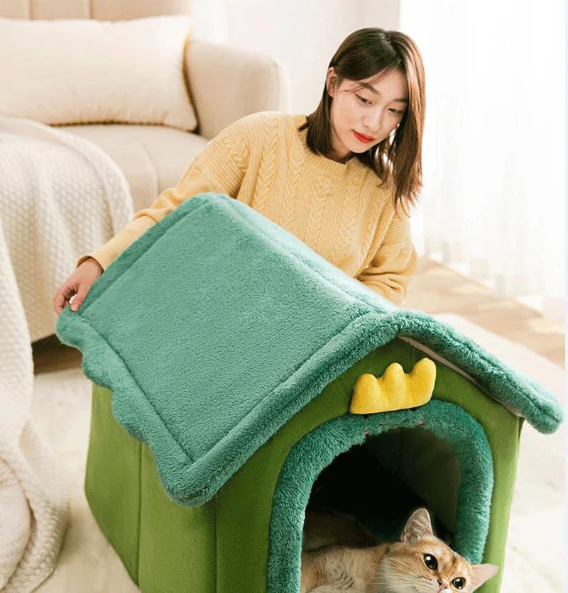 Pat and Pet Emporium | Pet Beds | Foldable Dog Cat Bed House