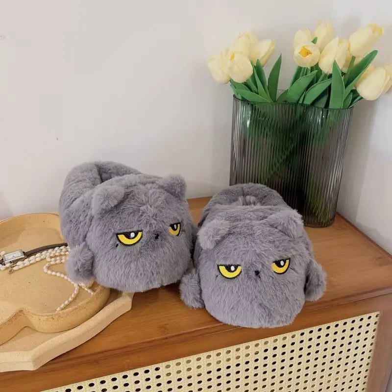 Pat and Pet Emporium | Shoes | Women's Angry Kitten Slippers