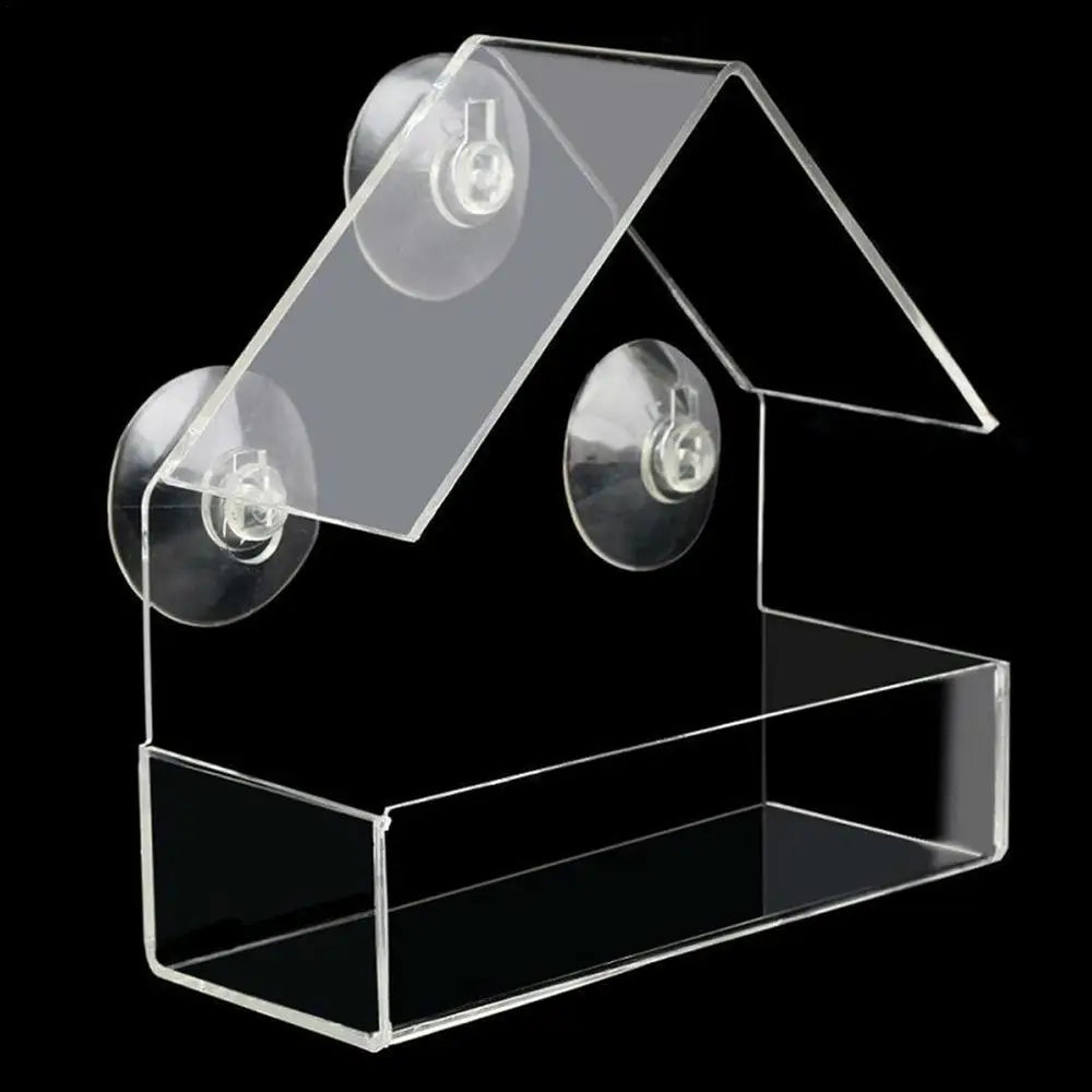 Pat and Pet Emporium | Pet Feeders | Bird Feeder | Clear Box
