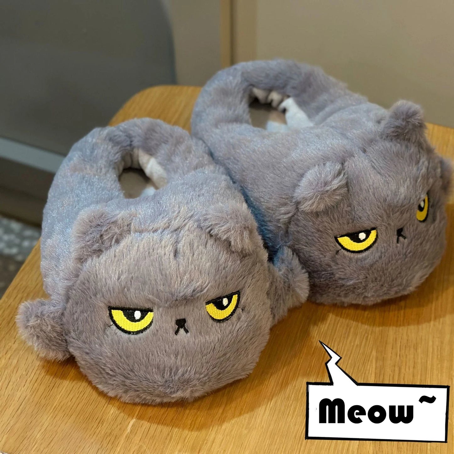 Pat and Pet Emporium | Shoes | Women's Angry Kitten Slippers