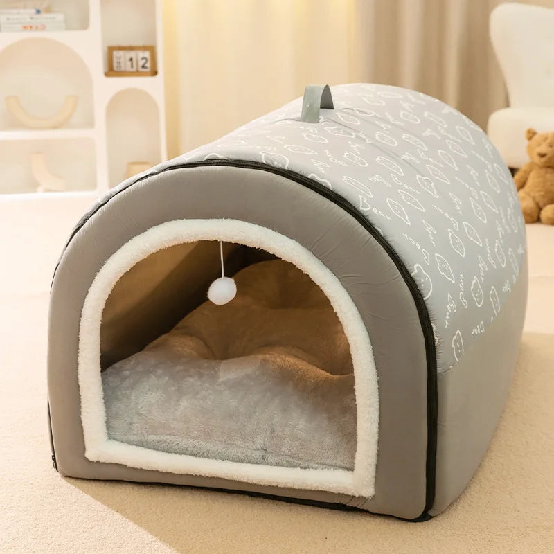 Pat and Pet Emporium | Pet Beds | Plush Indoor Dog Bed House