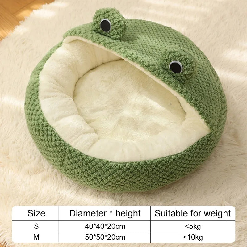Pat and Pet Emporium | Pet Beds | Cartoon Frog Cat Dog House