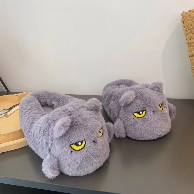 Pat and Pet Emporium | Shoes | Women's Angry Kitten Slippers