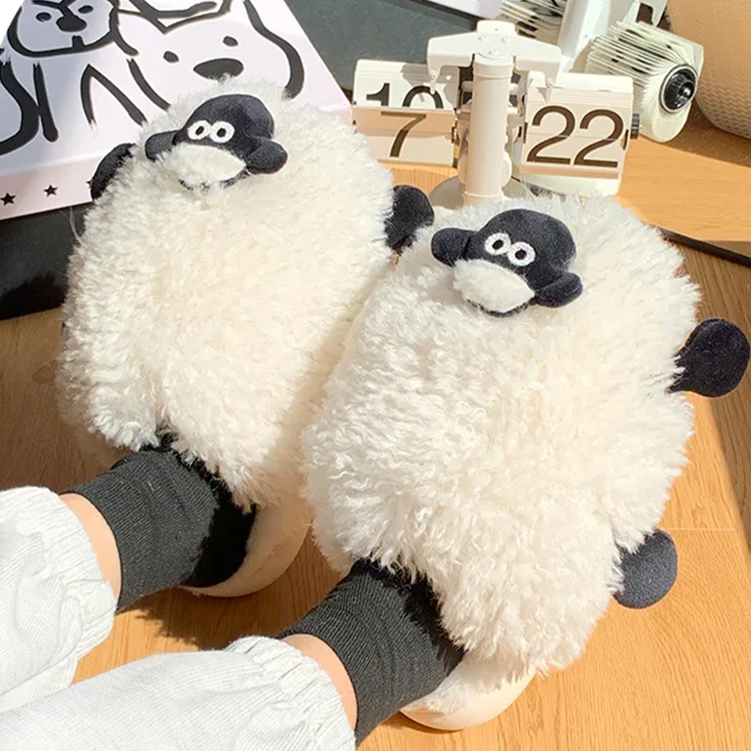Pat and Pet Emporium | Shoes | Unisex Cute Sheep Slippers