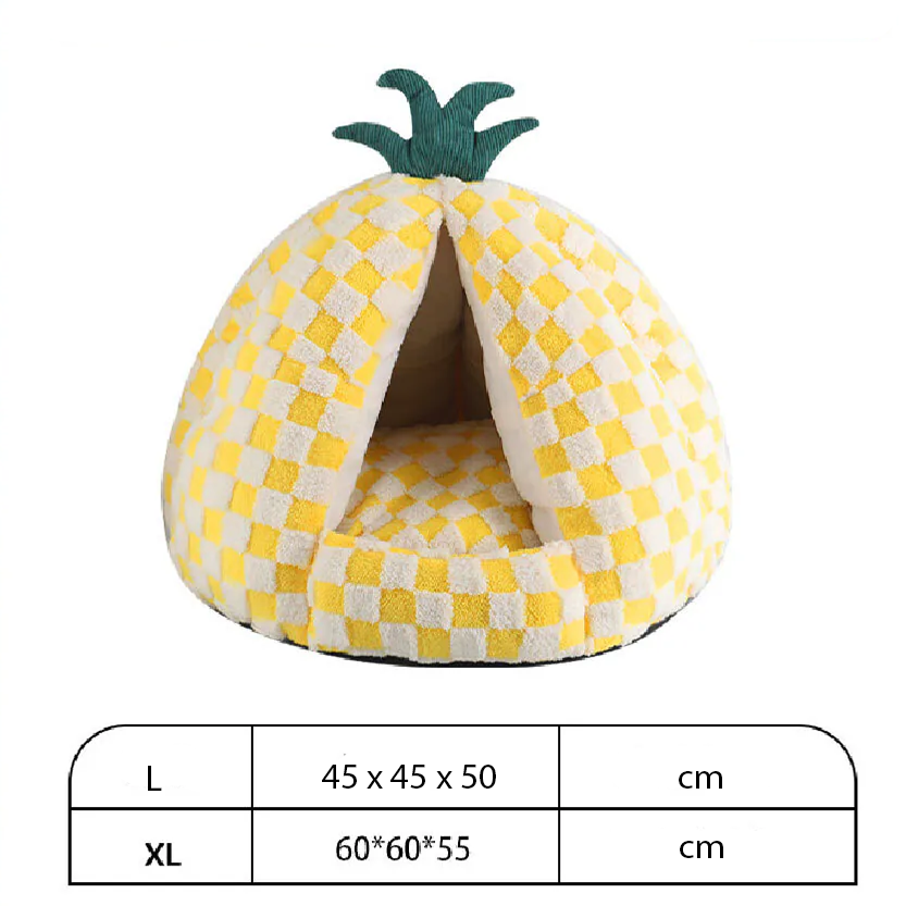 Pat and Pet Emporium | Pet Beds | Pineapple Shaped Pet Nest
