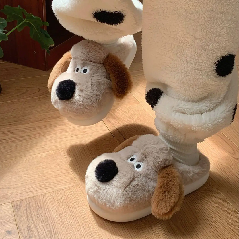 Pat and Pet Emporium | Shoes | Women's Cute Puppy Slippers