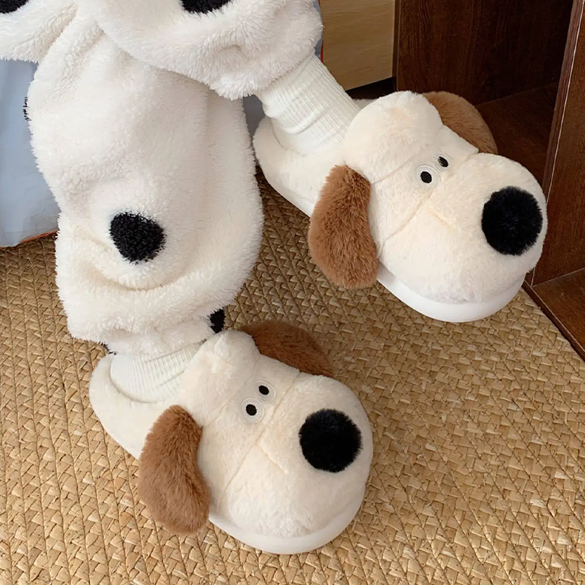 Pat and Pet Emporium | Shoes | Women's Cute Puppy Slippers