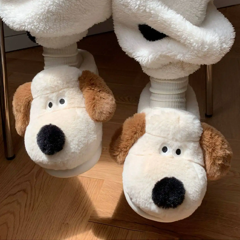 Pat and Pet Emporium | Shoes | Women's Cute Puppy Slippers