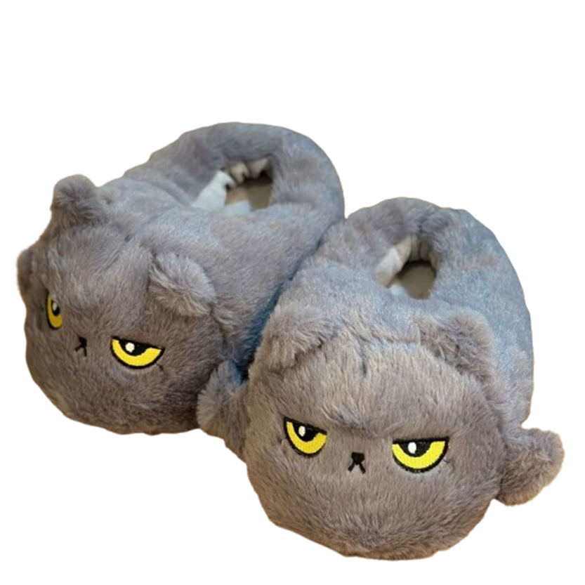 Pat and Pet Emporium | Shoes | Women's Angry Kitten Slippers