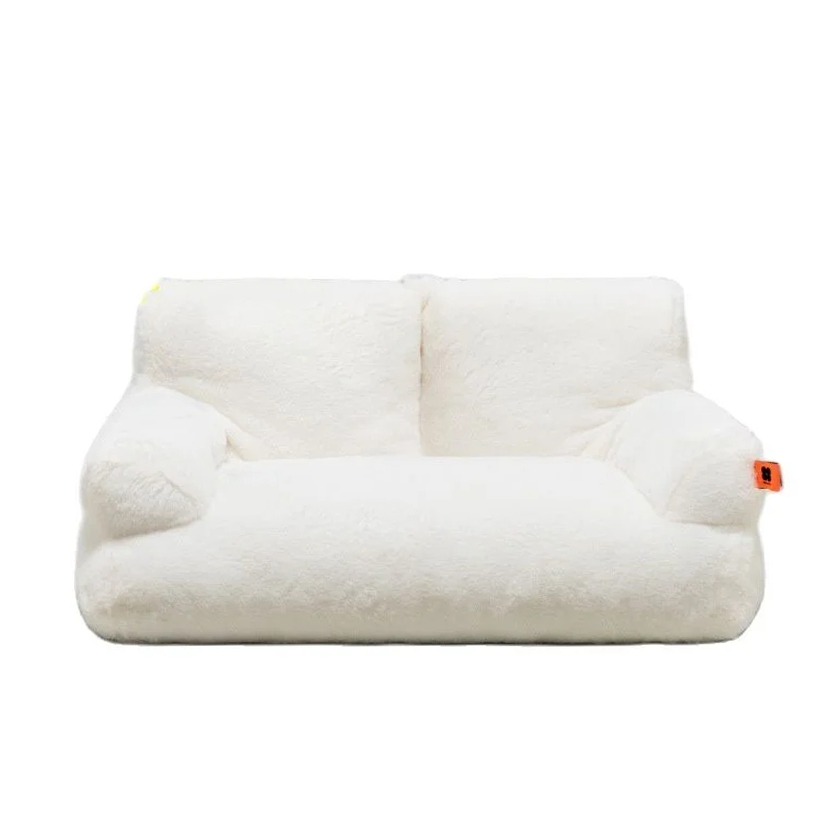 Pat and Pet Emporium | Pet Beds | Plush Small Pet Sofa Bed