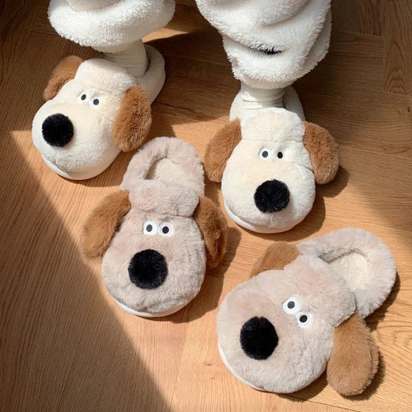 Pat and Pet Emporium | Shoes | Women's Cute Puppy Slippers