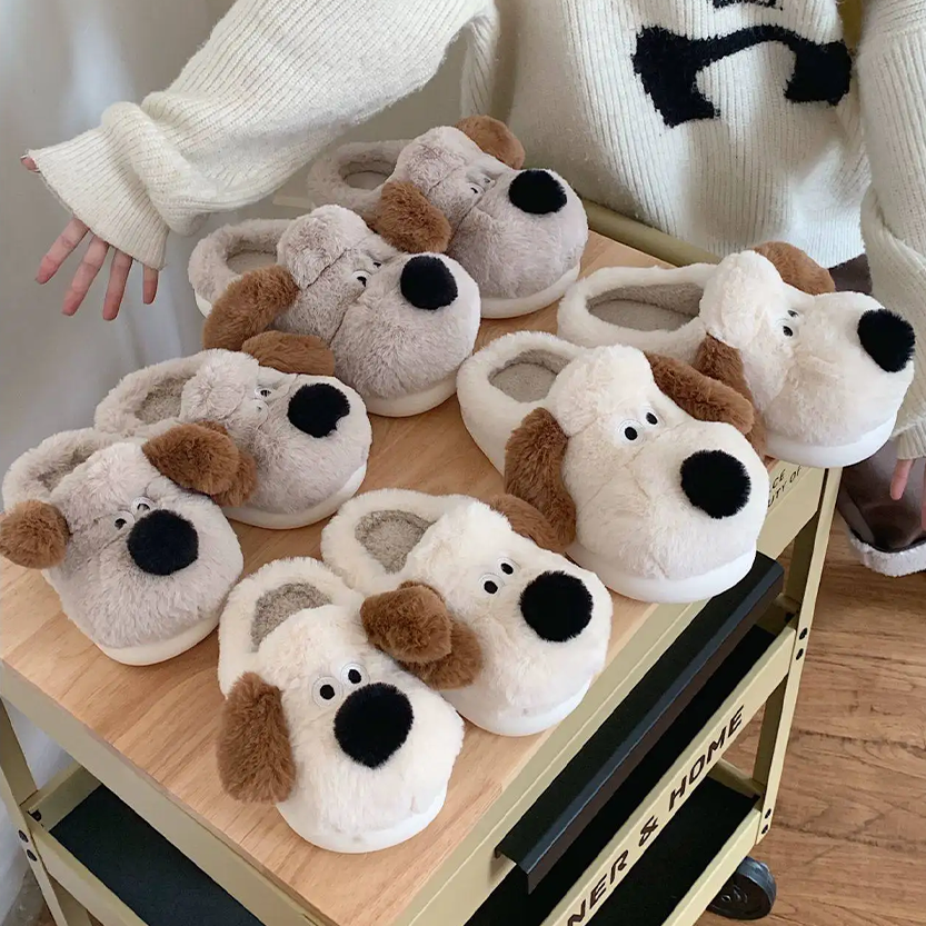 Pat and Pet Emporium | Shoes | Women's Cute Puppy Slippers