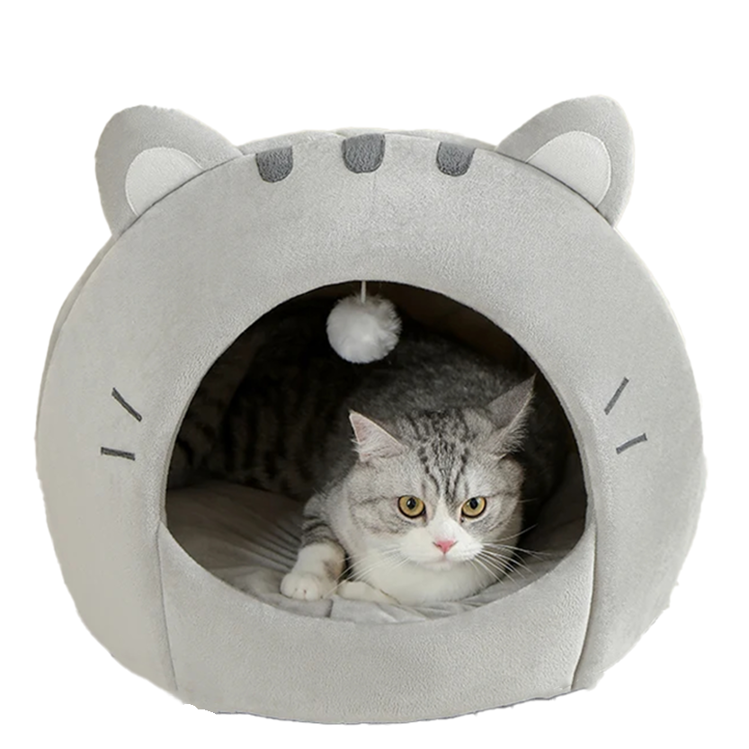 Pat and Pet Emporium | Pet Beds | Cozy Cat Ears Pet Bed