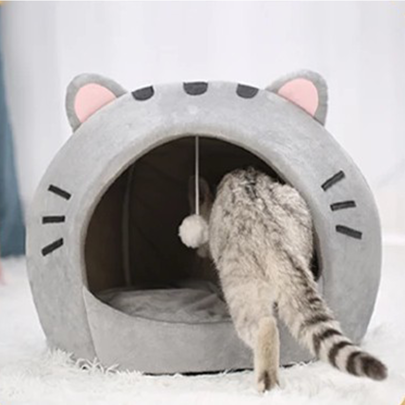 Pat and Pet Emporium | Pet Beds | Pink Cat Ears Pet Bed