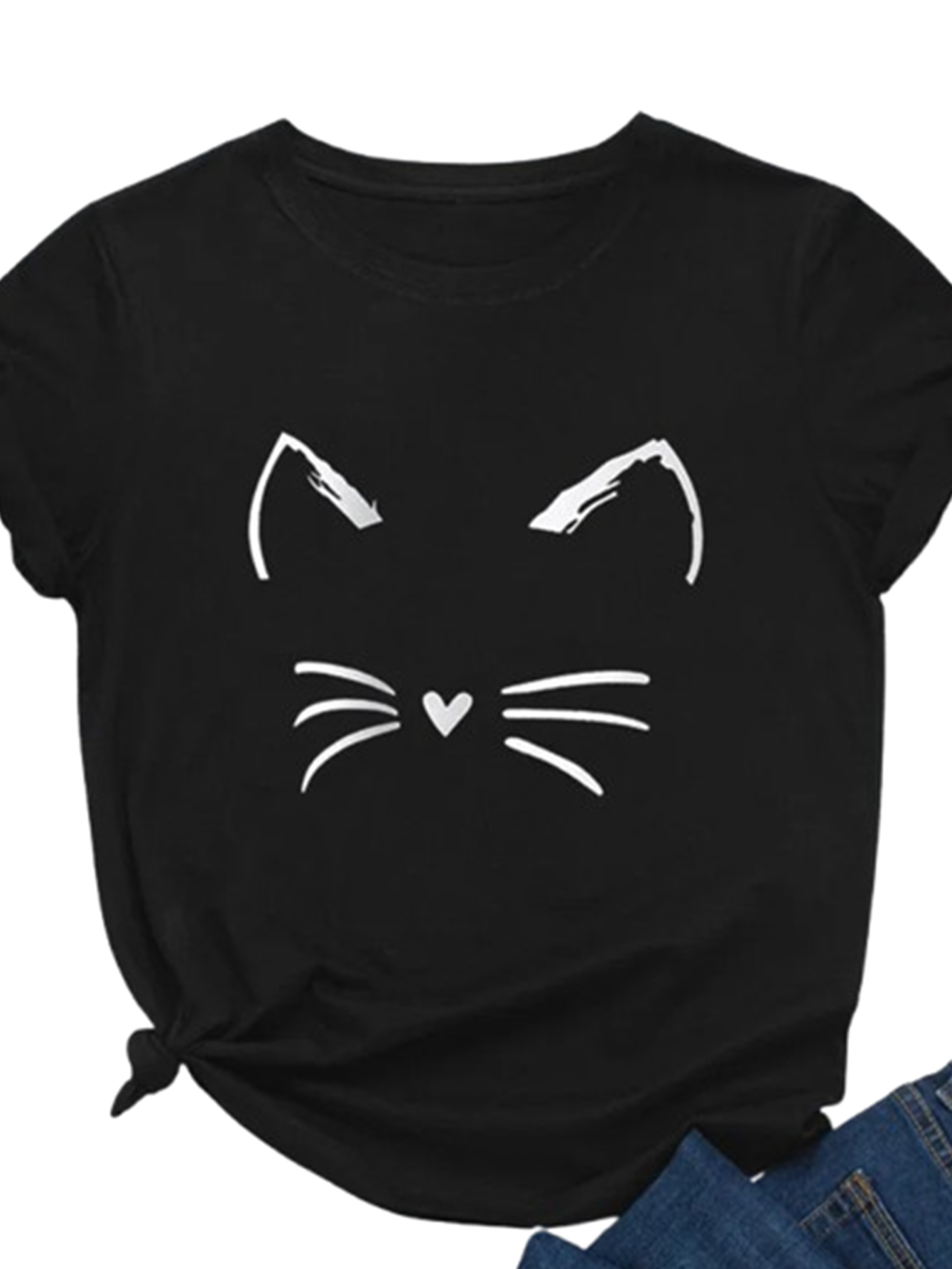 Pat and Pet Emporium | Pet Lovers | Shirts | Women's Cat Whiskers Tee
