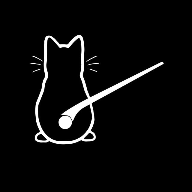 Pat and Pet Emporium | Pet Supplies | Cat Car Stickers