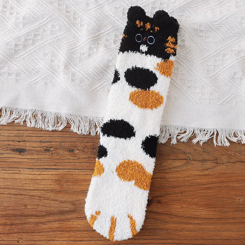 Pat and Pet Emporium | Socks | Women's Thickened Cat Paw Socks