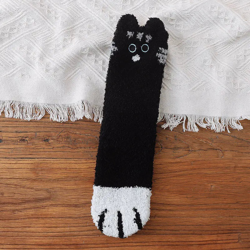 Pat and Pet Emporium | Socks | Women's Thickened Cat Paw Socks