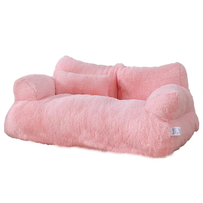 Pat and Pet Emporium | Pet Beds | Plush Small Pet Sofa Bed