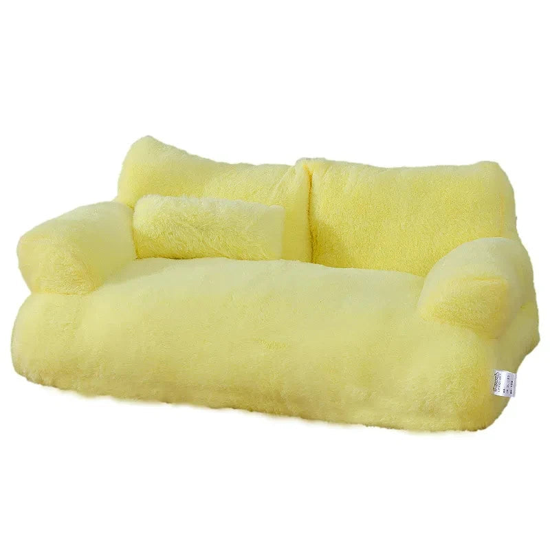 Pat and Pet Emporium | Pet Beds | Plush Small Pet Sofa Bed