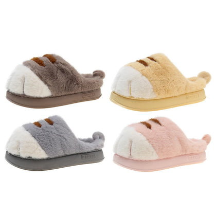 Pat and Pet Emporium | Shoes | Women's Warm Cat Paw Slippers